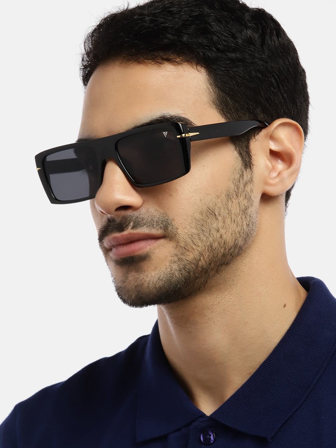 

Voyage Unisex Black Lens & Black Wayfarer Sunglasses with UV Protected Lens