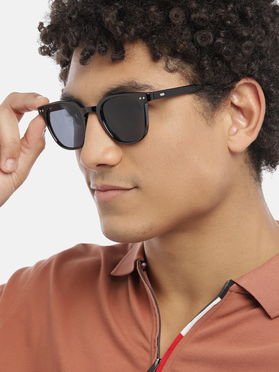 

Voyage Unisex Black Lens & Black Round Sunglasses with UV Protected Lens