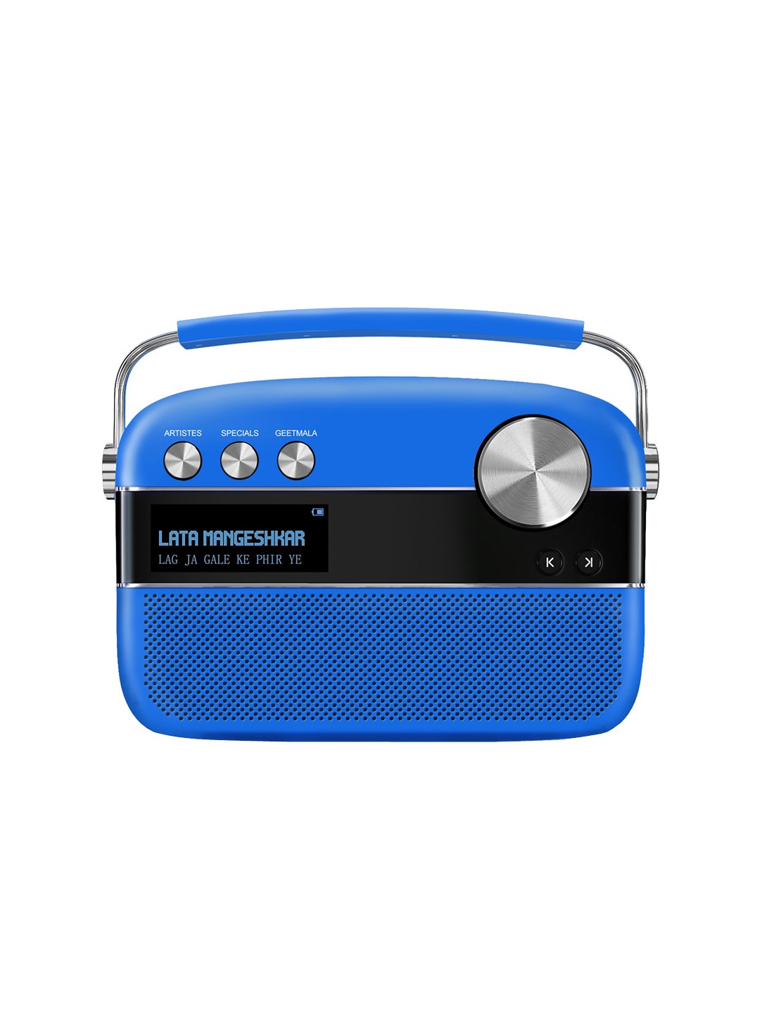 

Saregama Carvaan Cobalt Blue Premium Hindi Music Player with 5000 Preloaded Songs