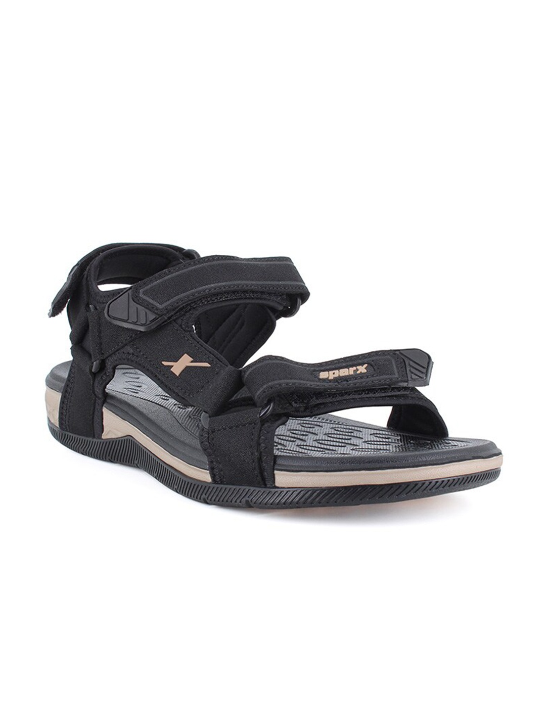 

Sparx Men Black & Beige Sports Sandals