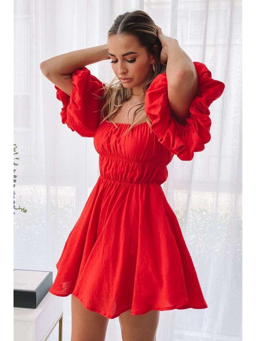 

BoStreet Red Dress