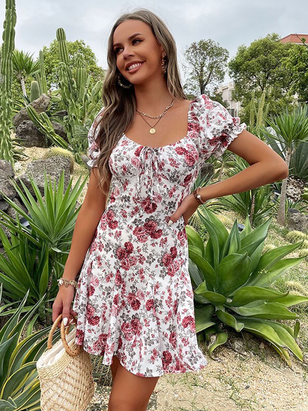 

StyleCast Multicoloured Tropical Dress, Multi