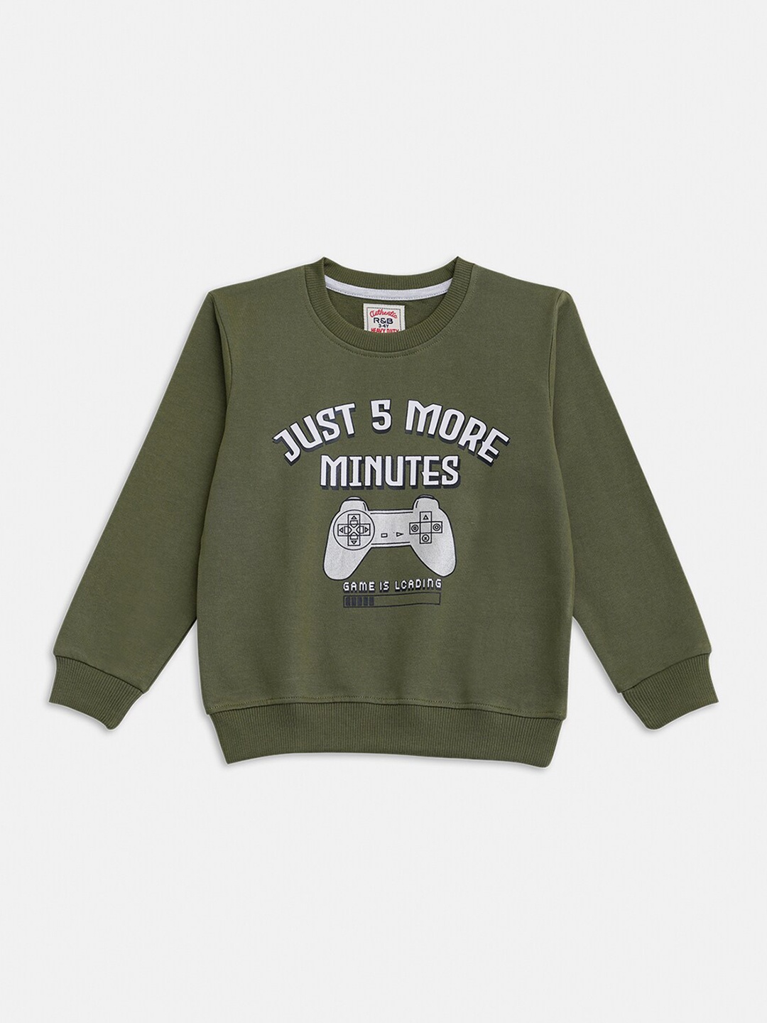 

R&B Boys Olive Green Sweatshirt