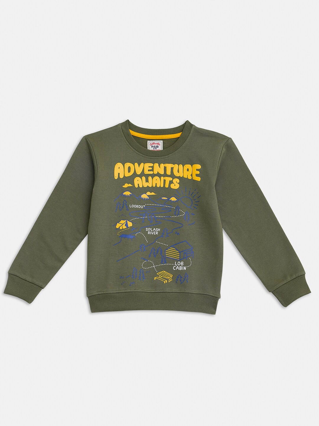 

R&B Boys Olive Green Sweatshirt