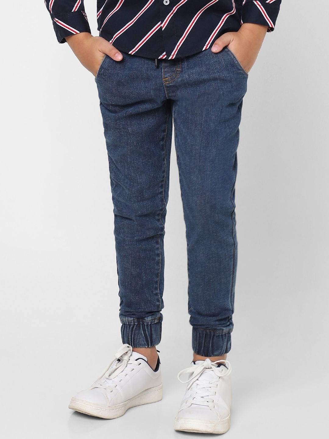 

Jack & Jones Boys Blue Low-Rise Jeans