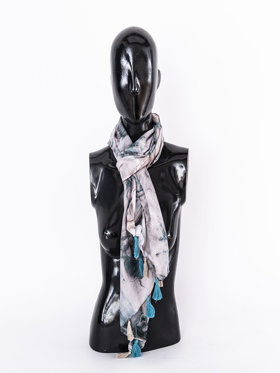 

Jewelz Women Blue & Beige Printed Stole