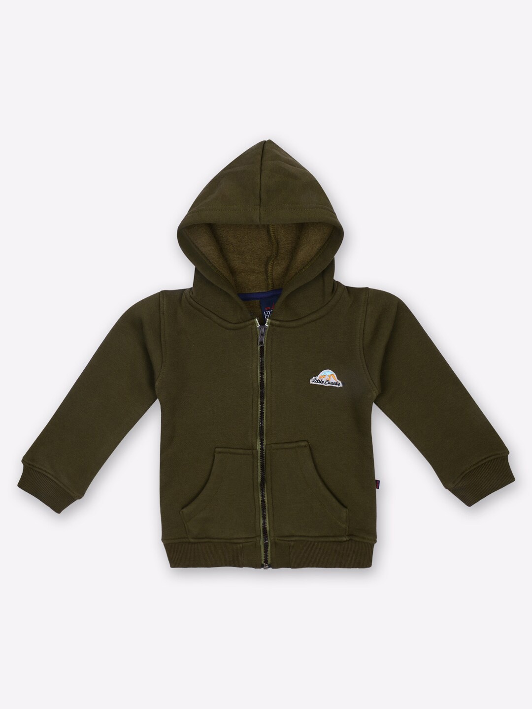 

Little County Boys Olive Green Hooded Sweatshirt