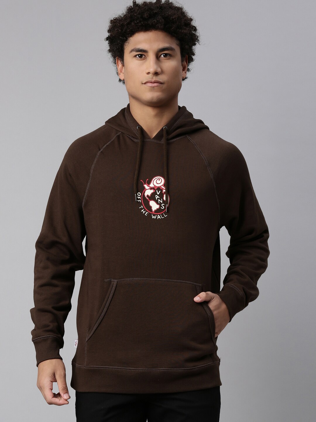 

Vans Men Brown Sweatshirt