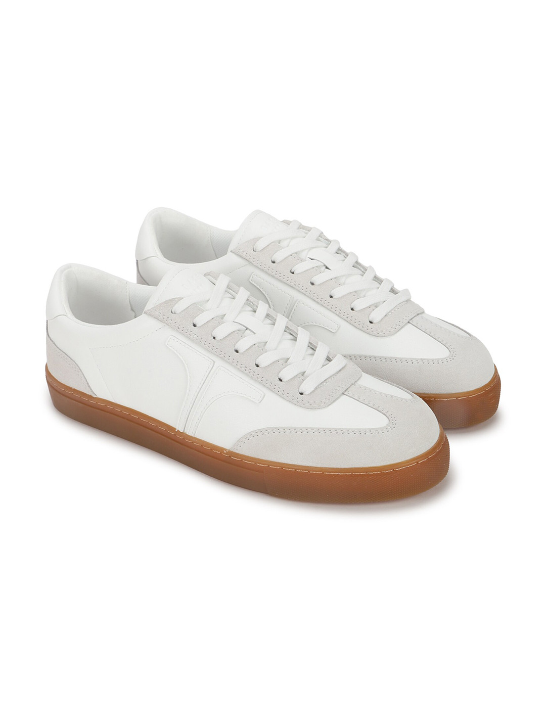 

Ted Baker Men White Colourblocked Sneakers