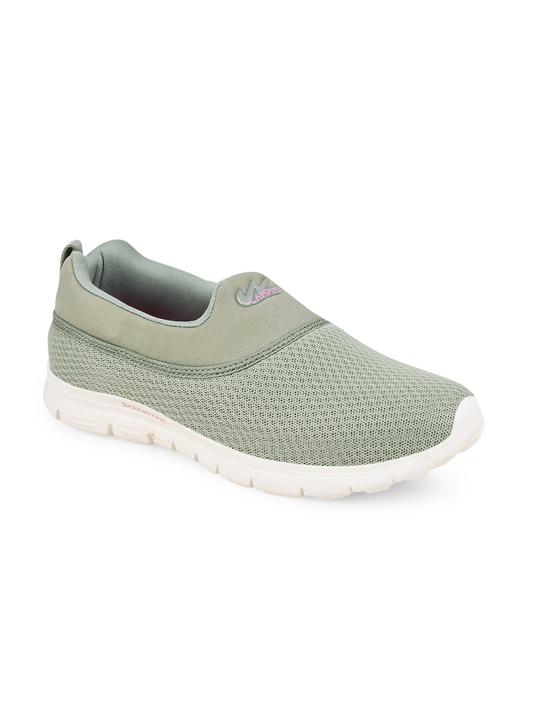 

Campus Women Green Mesh Walking Shoes
