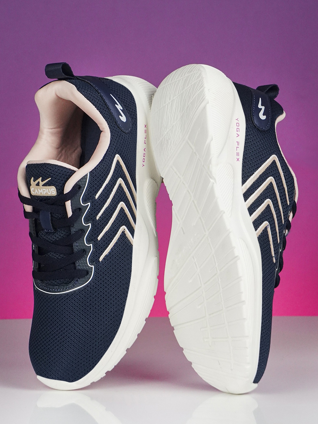 

Campus CAMP-LOUIS Women Lace-Up Running Shoe, Navy blue