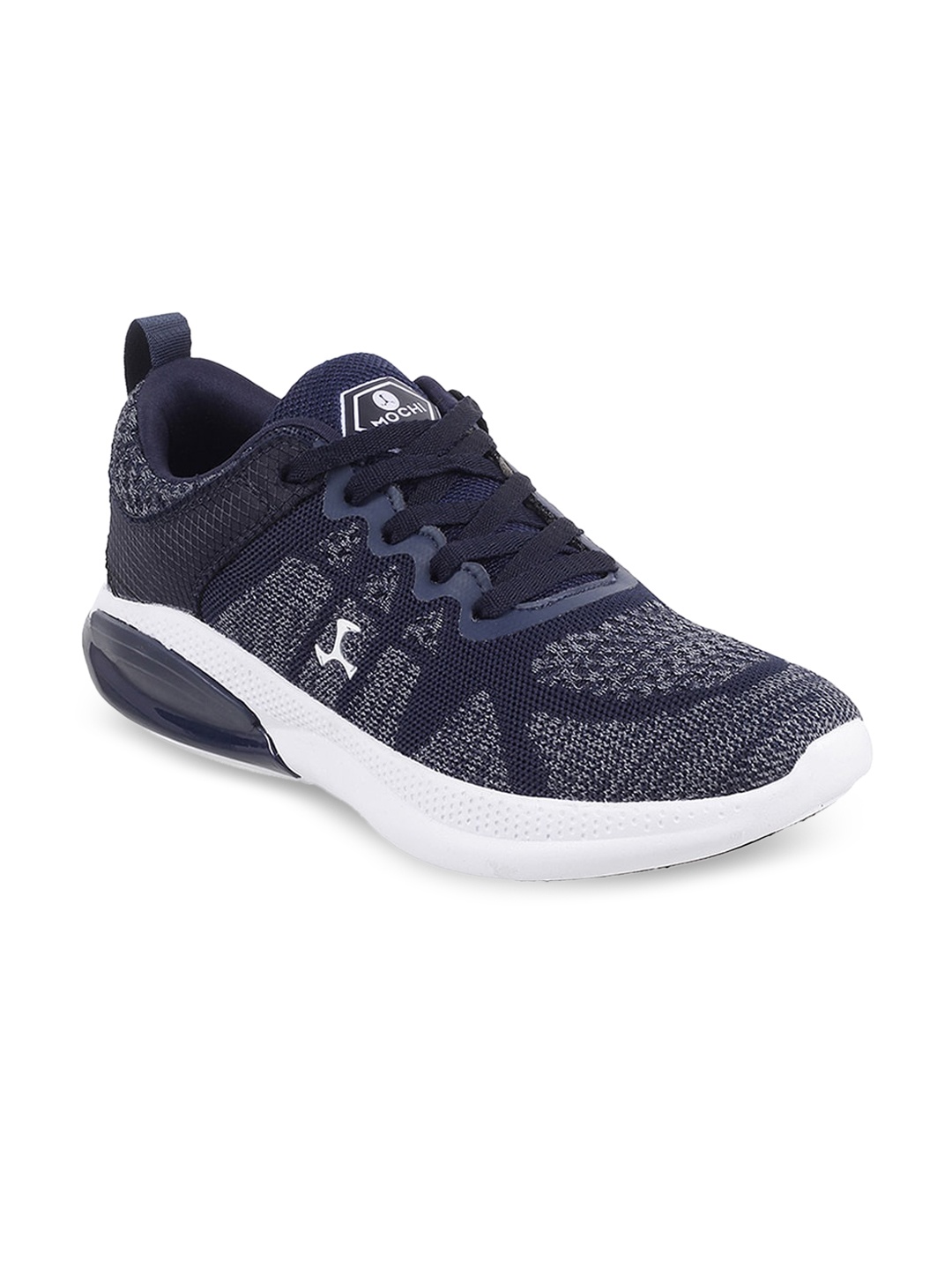

Mochi Men Blue Woven Design Sneakers
