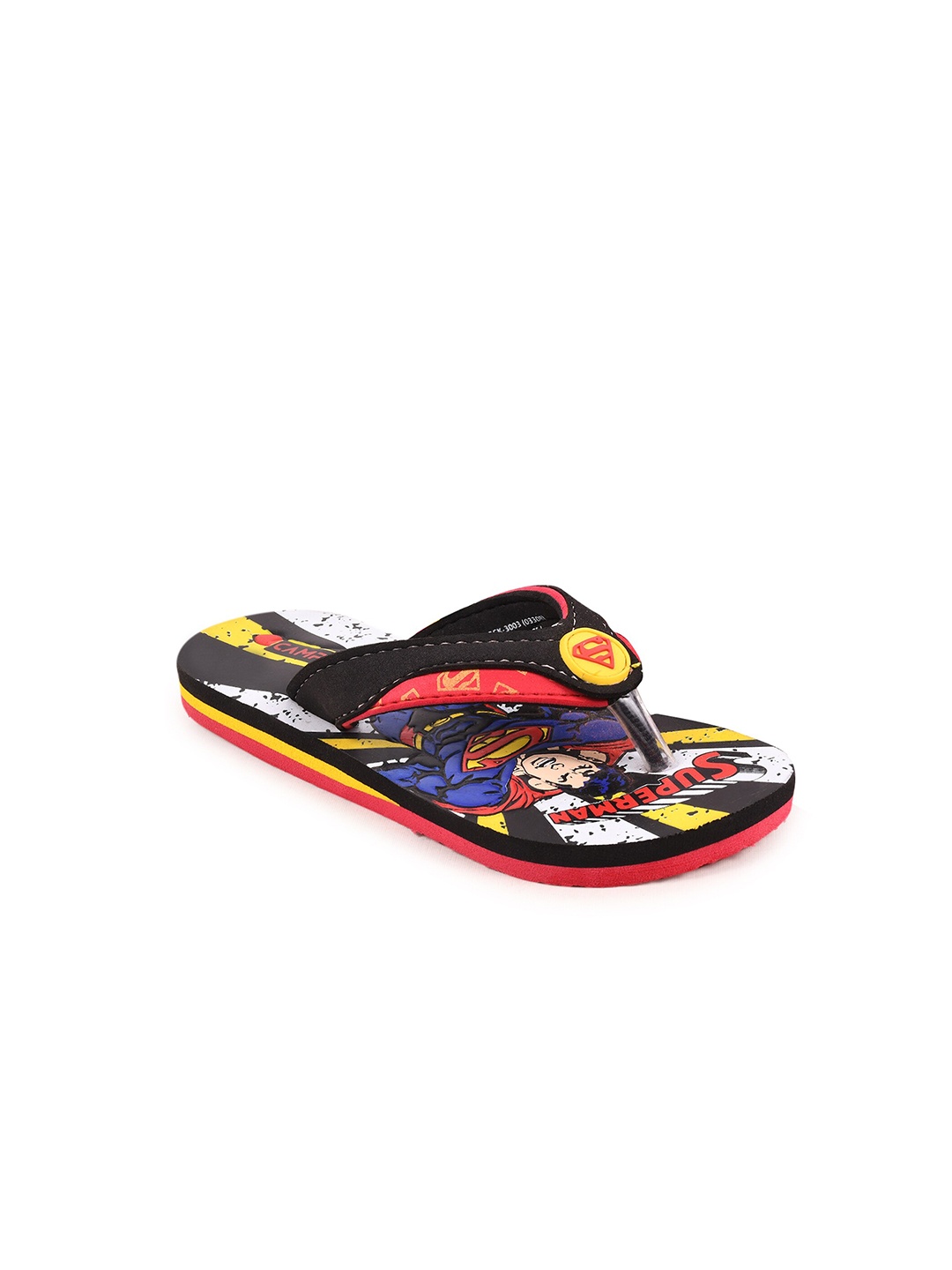 

Campus Unisex Kids Black & Red Printed Slip-On