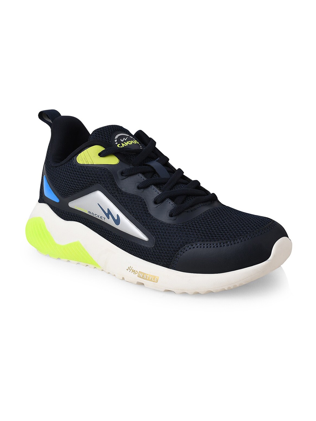 

Campus Unisex Kids Navy Blue Mesh Running Shoes