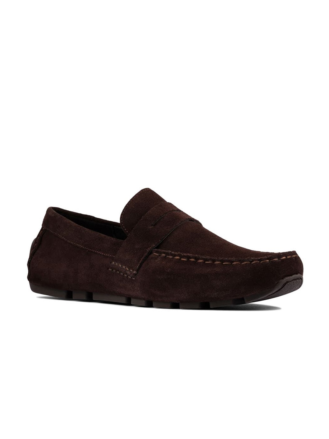 

Clarks Men Brown Leather Loafers