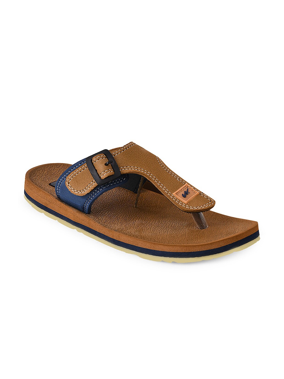 

Campus Men Tan & Blue Thong Flip-Flops