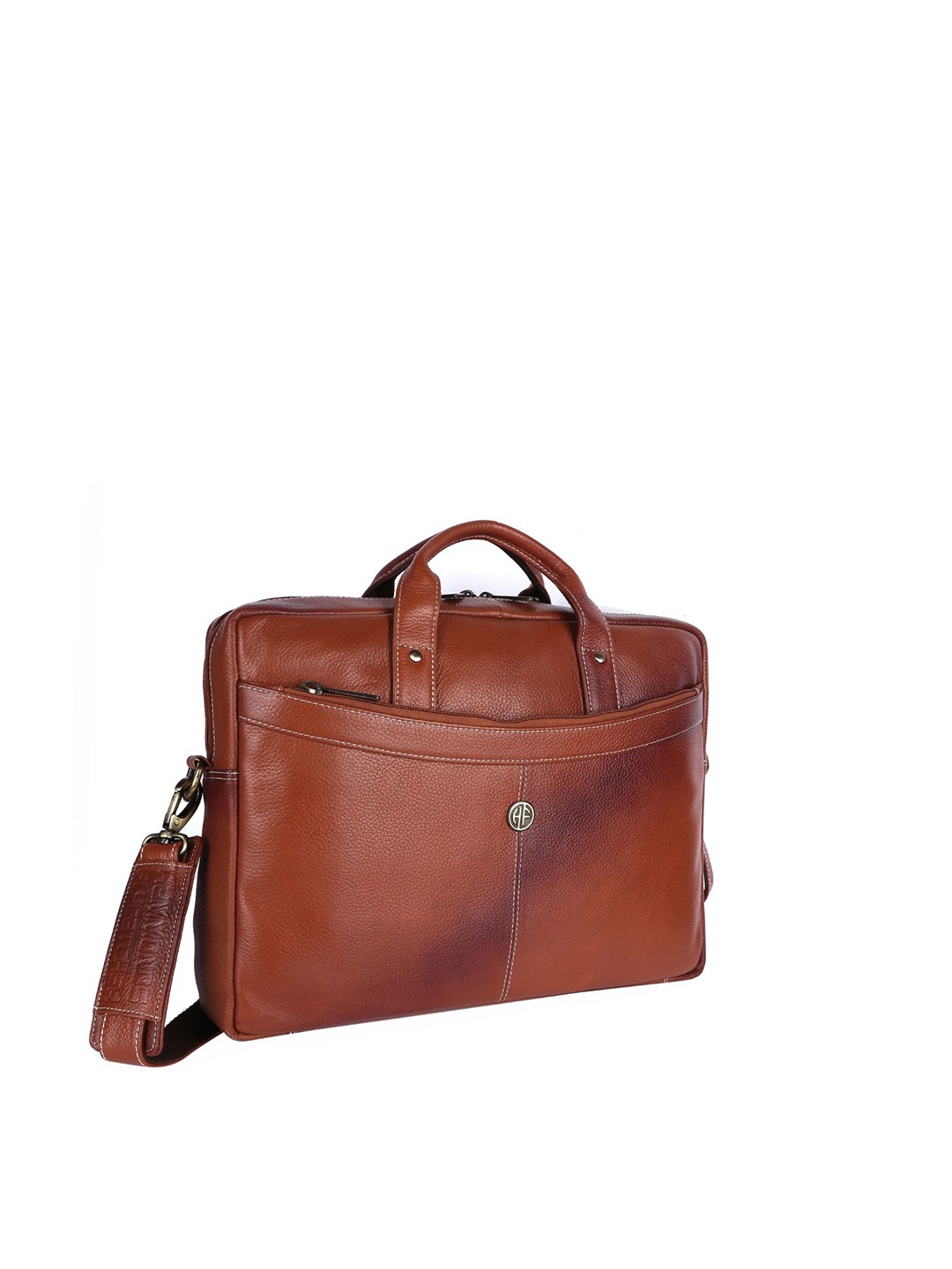 

HAMMONDS FLYCATCHER Men Tan Leather Laptop Bag