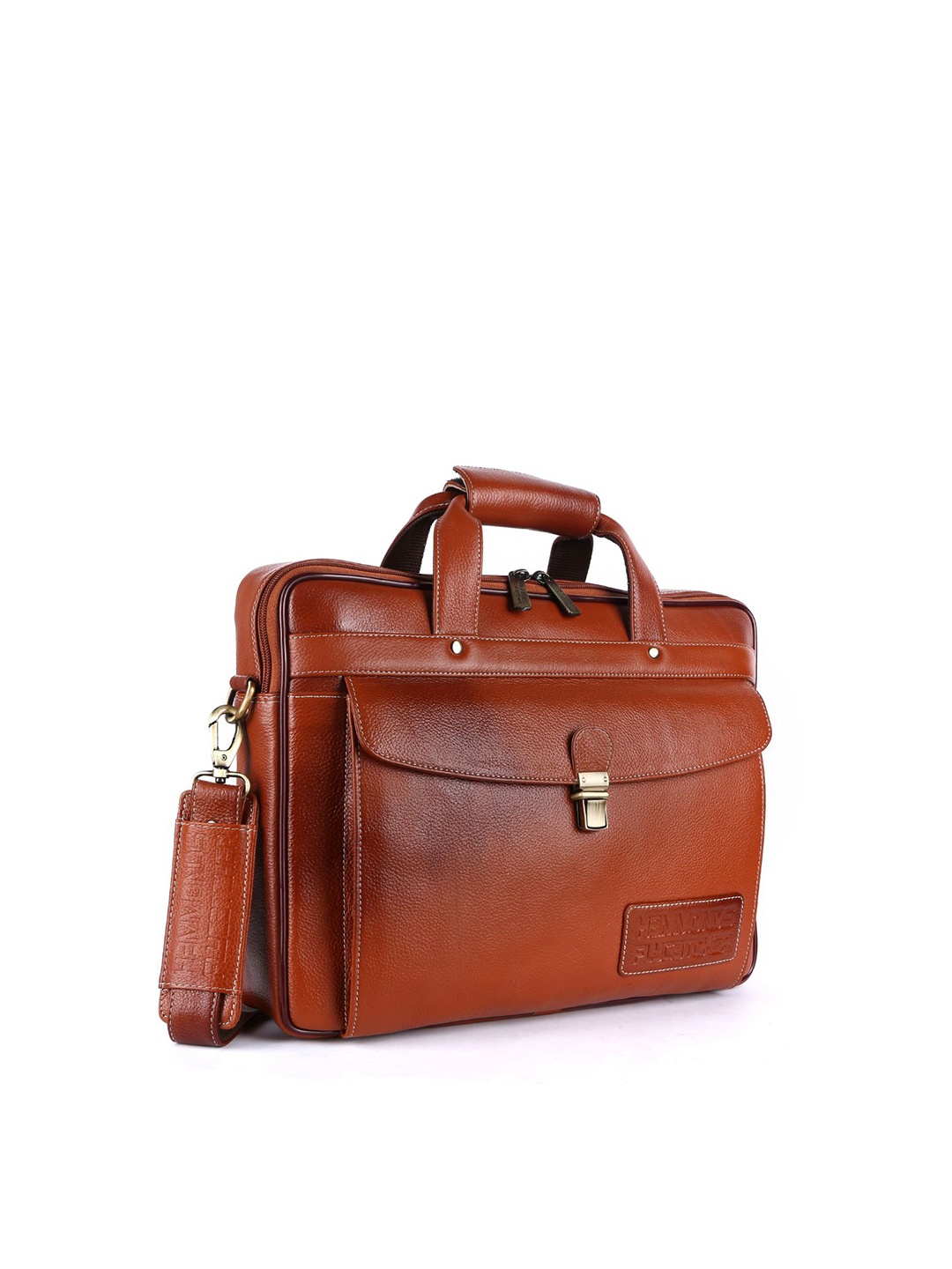 

HAMMONDS FLYCATCHER Men Tan Leather Laptop Bag