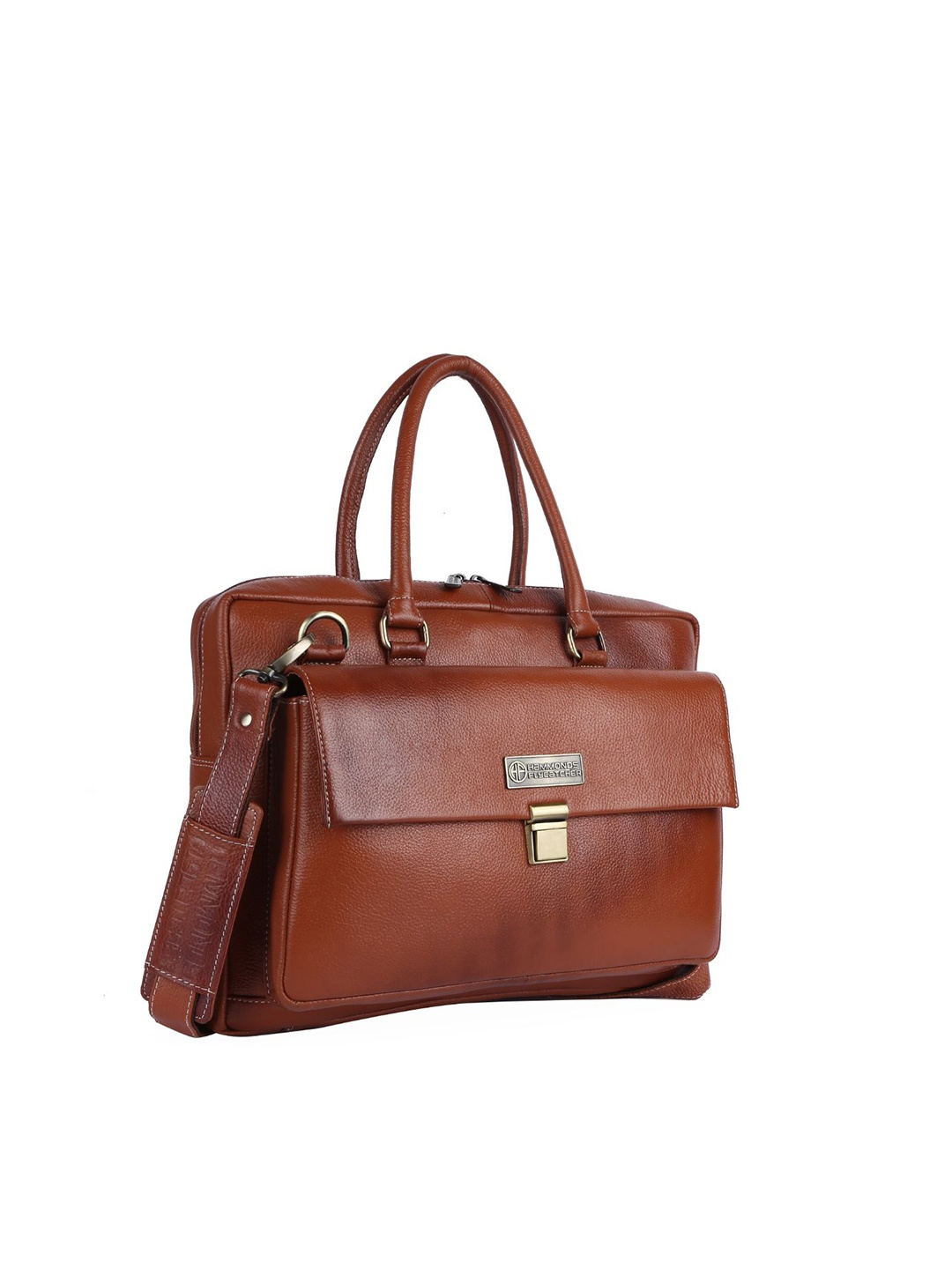 

HAMMONDS FLYCATCHER Men Tan Leather Laptop Bag