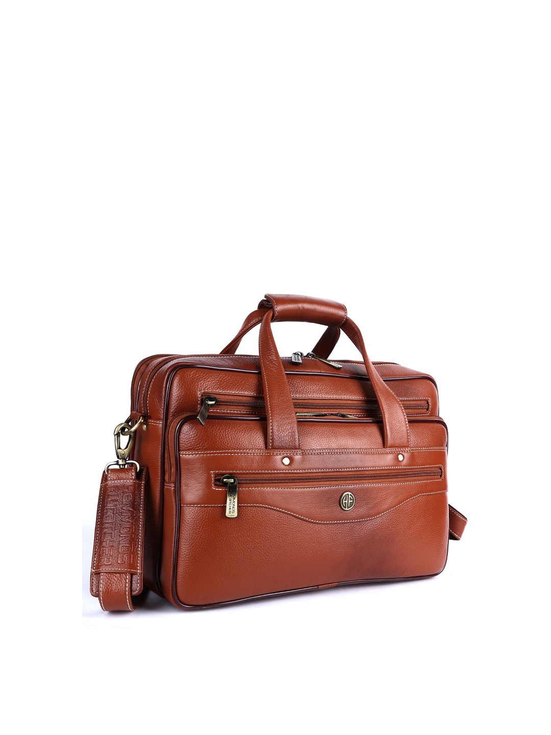 

HAMMONDS FLYCATCHER Men Tan Leather Laptop Bag