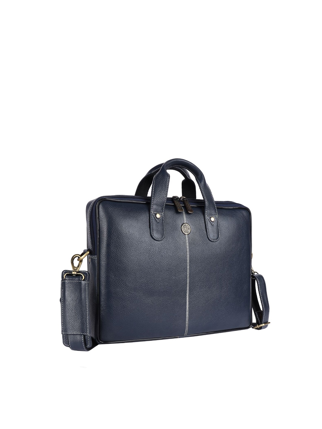 

HAMMONDS FLYCATCHER Men Blue Leather Laptop Bag