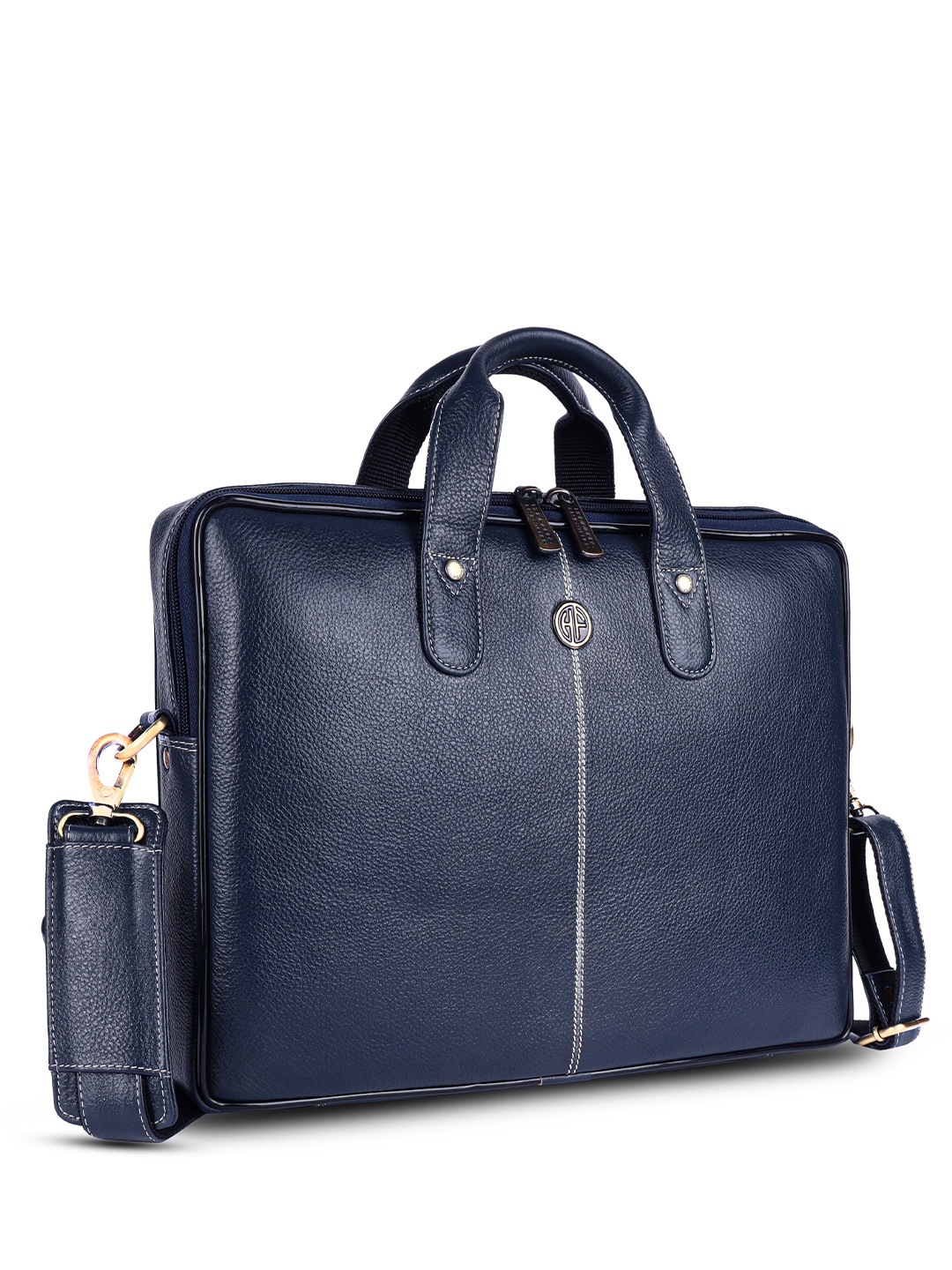 

HAMMONDS FLYCATCHER Men Blue Leather Laptop Bag