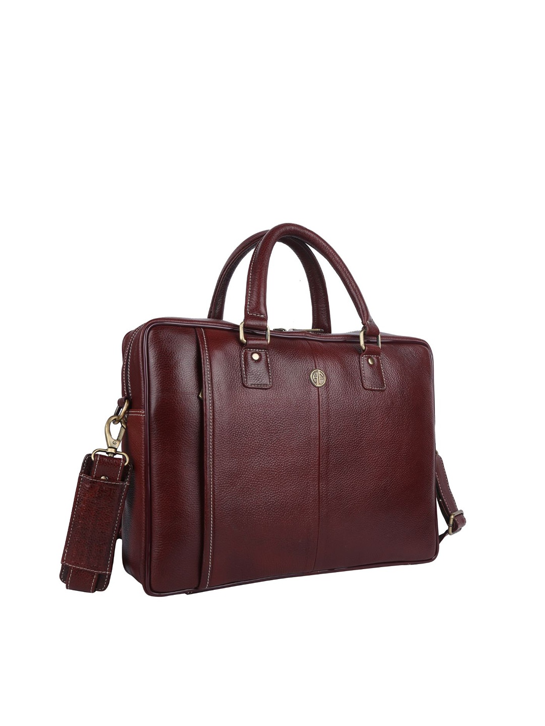 

HAMMONDS FLYCATCHER Men Brown Leather Laptop Bag