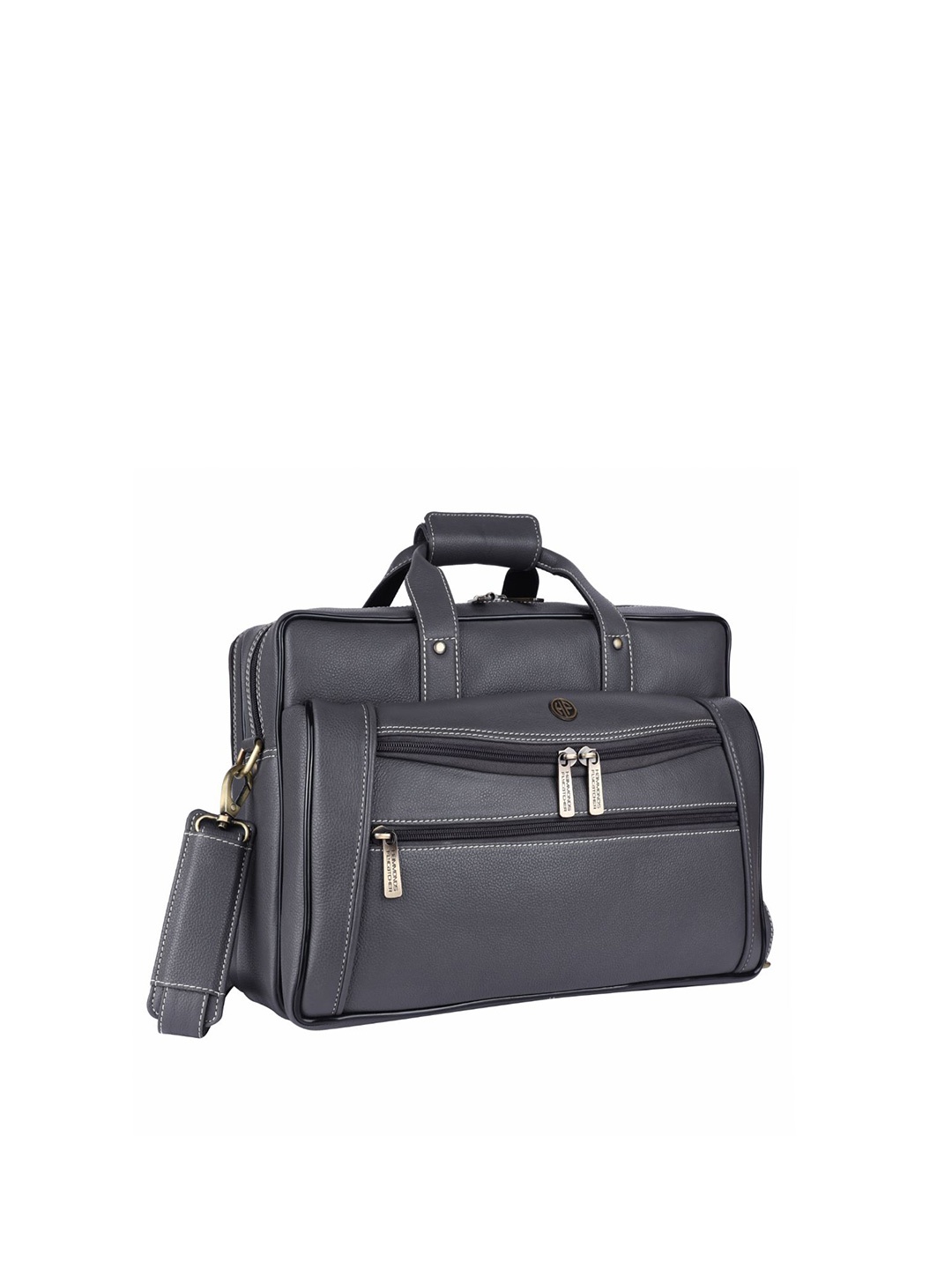 

HAMMONDS FLYCATCHER Men Brown Leather Laptop Bag