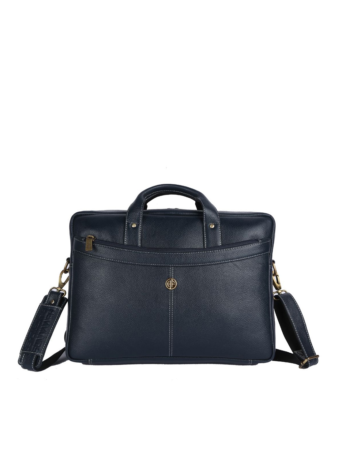 

HAMMONDS FLYCATCHER Men Blue Leather Laptop Bag