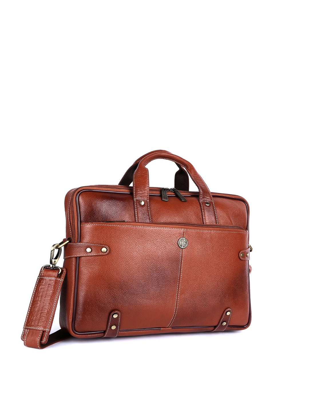 

HAMMONDS FLYCATCHER Men Tan Leather Laptop Bag