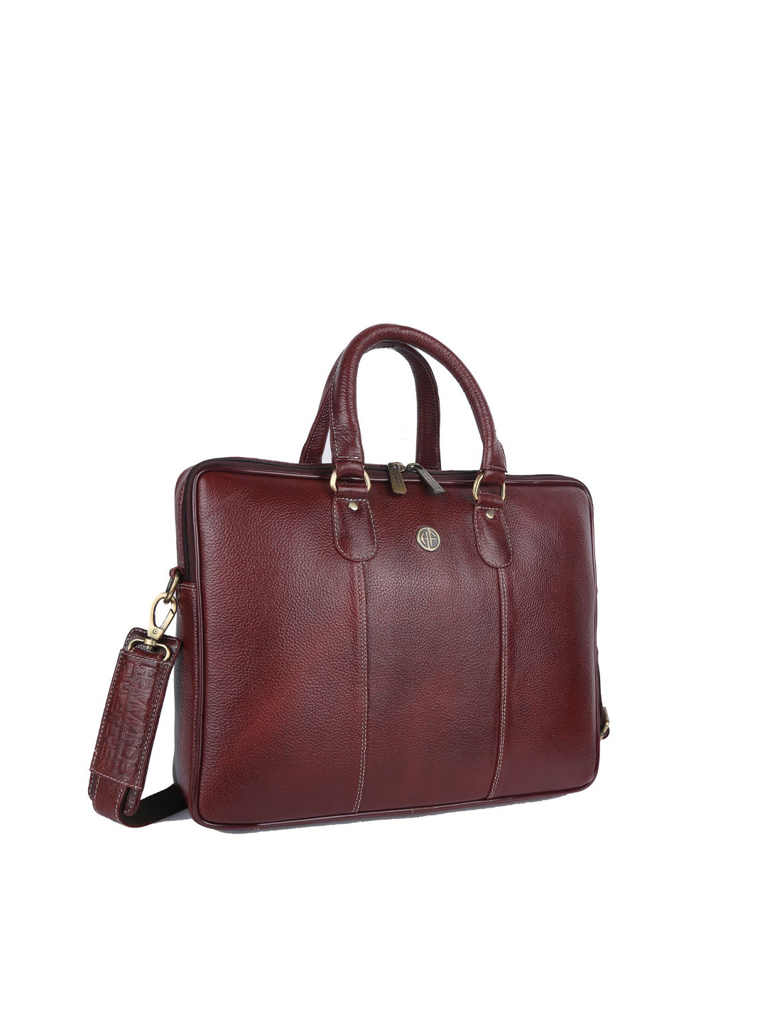 

HAMMONDS FLYCATCHER Men Brown Leather Laptop Bag