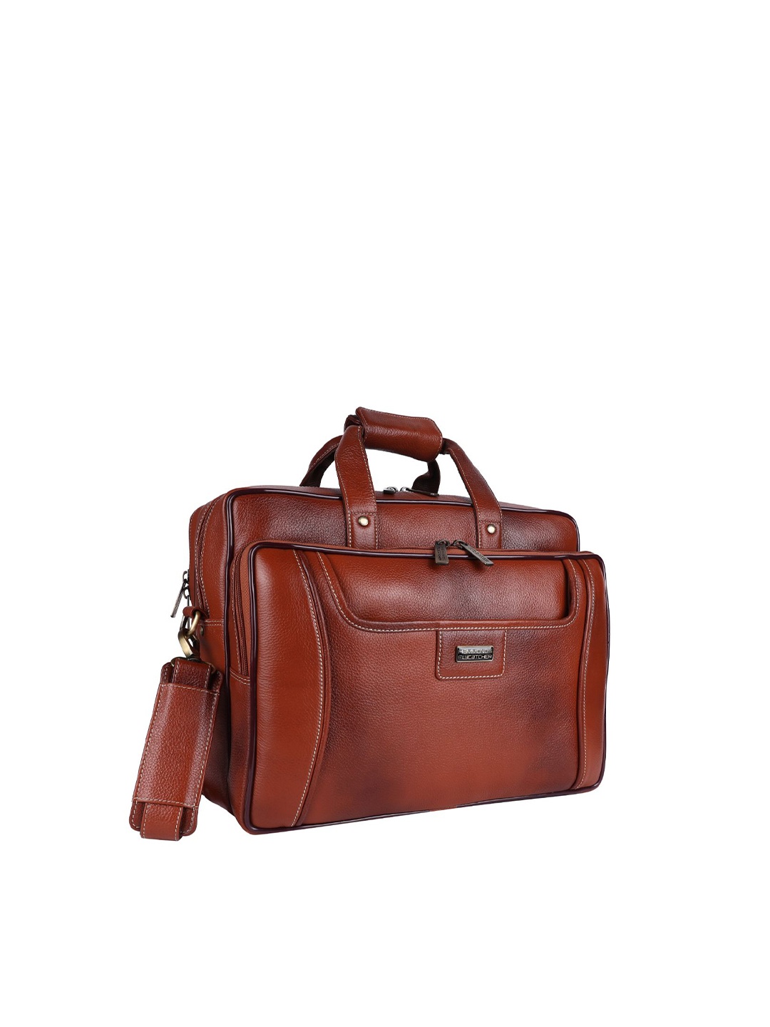 

HAMMONDS FLYCATCHER Men Tan Leather Laptop Bag