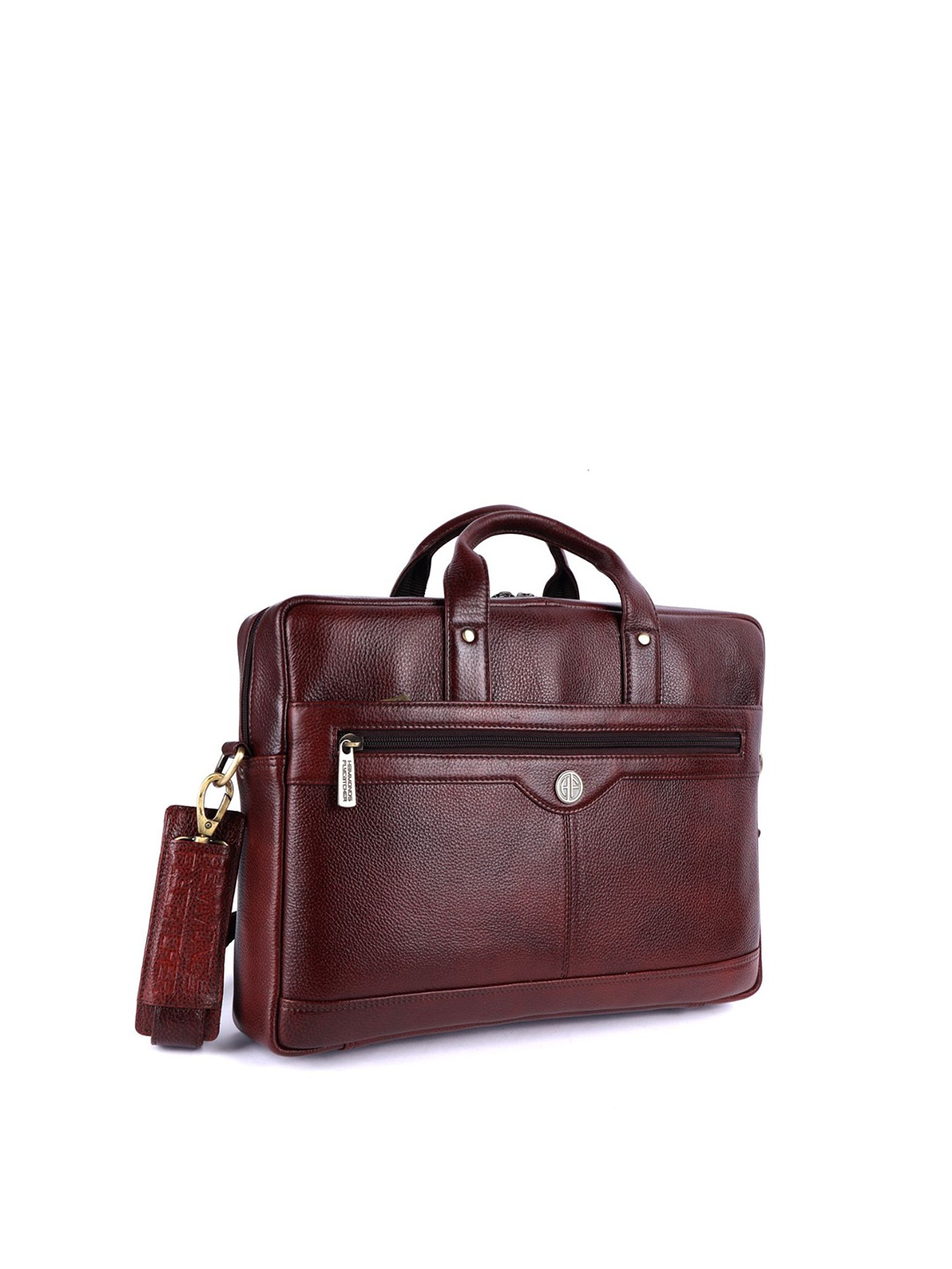 

HAMMONDS FLYCATCHER Men Brown Leather Laptop Bag