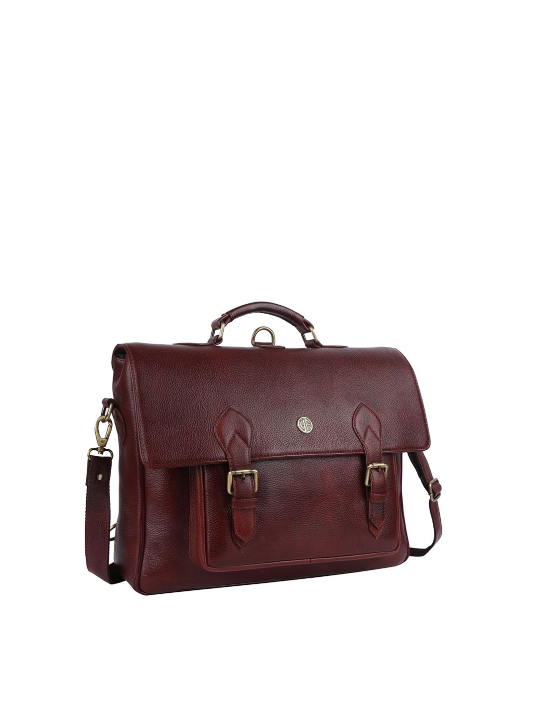 

HAMMONDS FLYCATCHER Men Brown Leather Laptop Bag