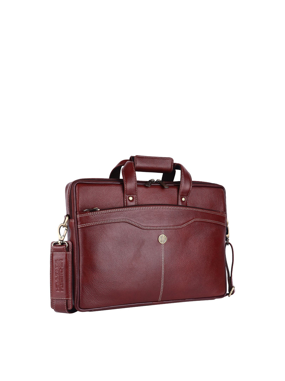 

HAMMONDS FLYCATCHER Men Brown Leather Laptop Bag