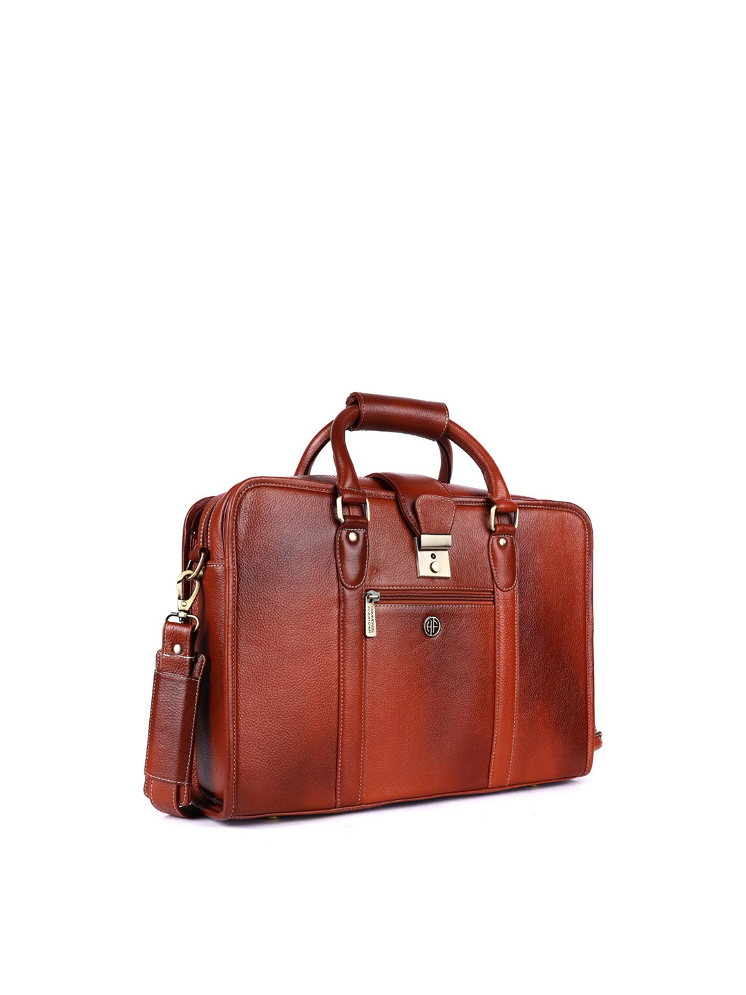 

HAMMONDS FLYCATCHER Men Tan Leather Laptop Bag