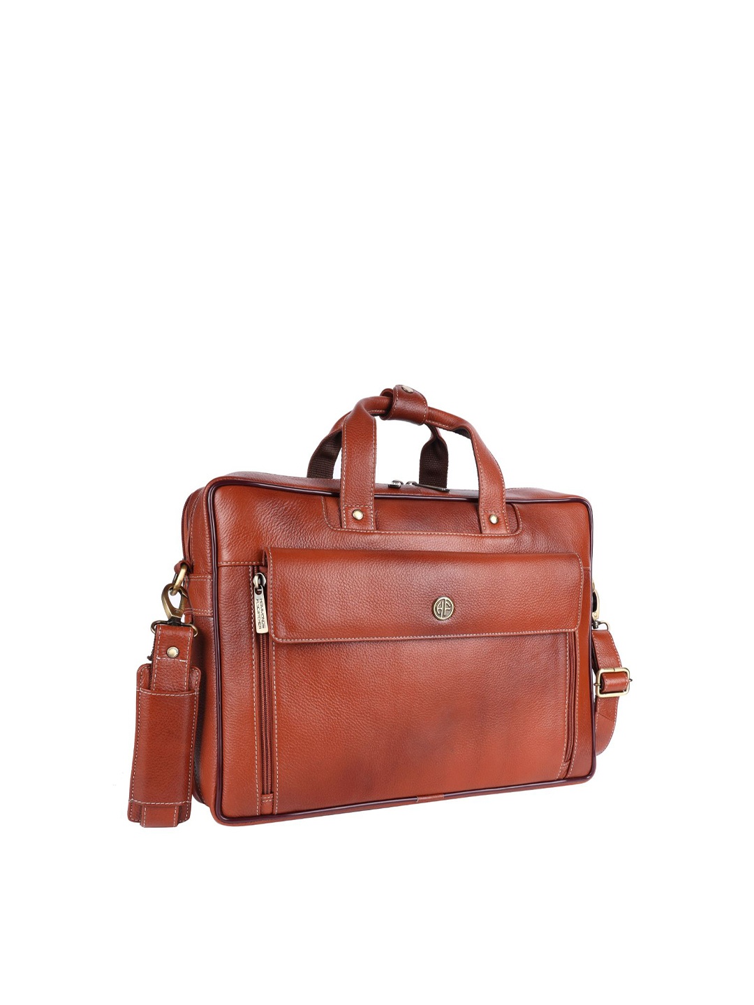 

HAMMONDS FLYCATCHER Men Tan Leather Laptop Bag