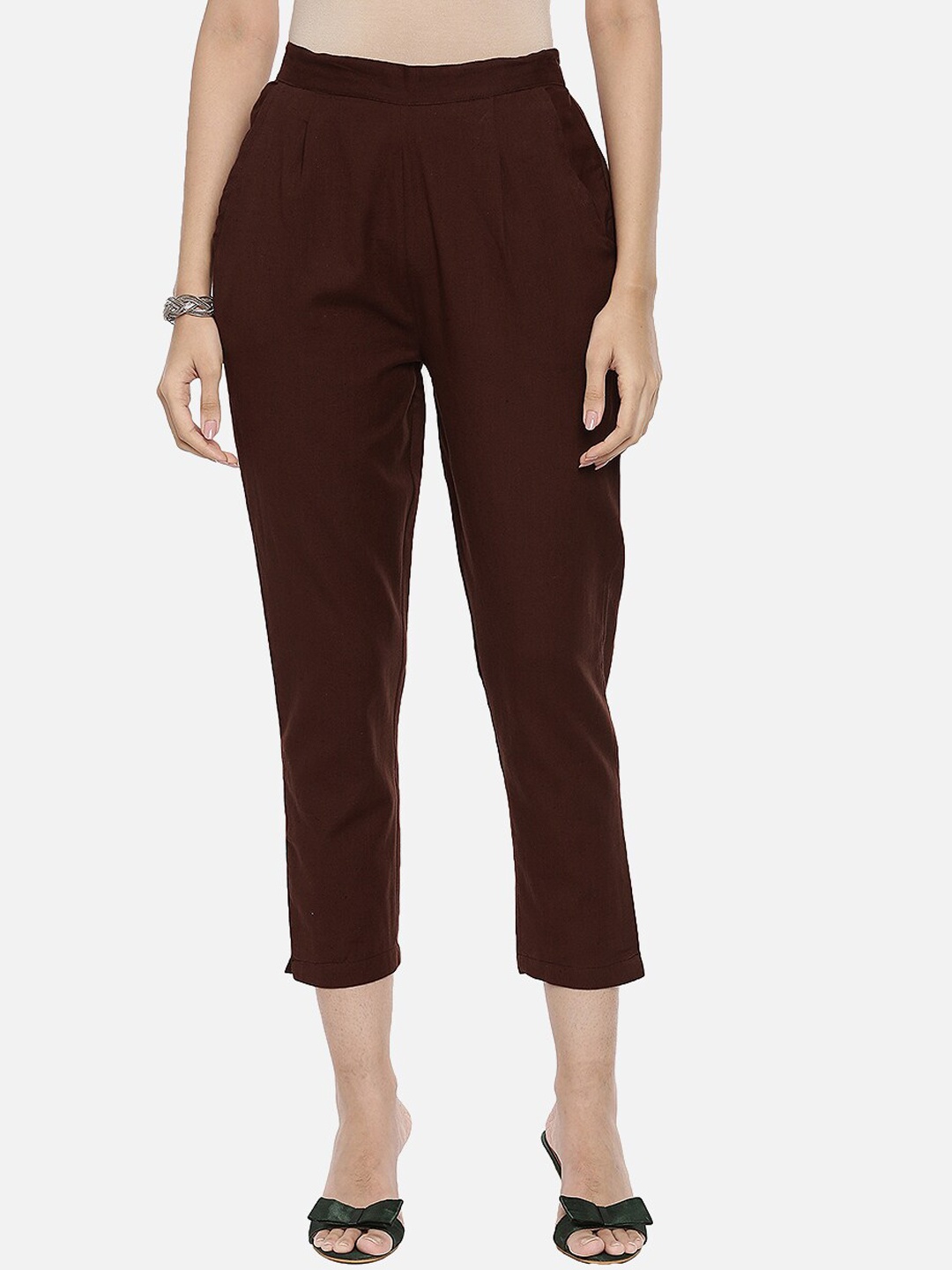 

R&B Women Brown Relaxed Trousers