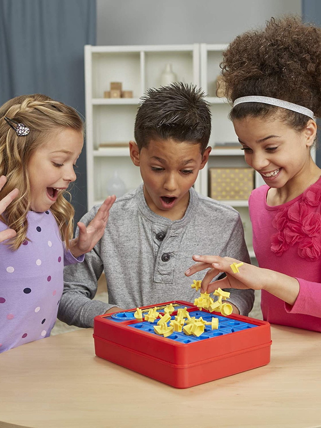 

Hasbro Gaming Kids Blue & Red Hasbro Gaming Perfection Activity Toys and Games