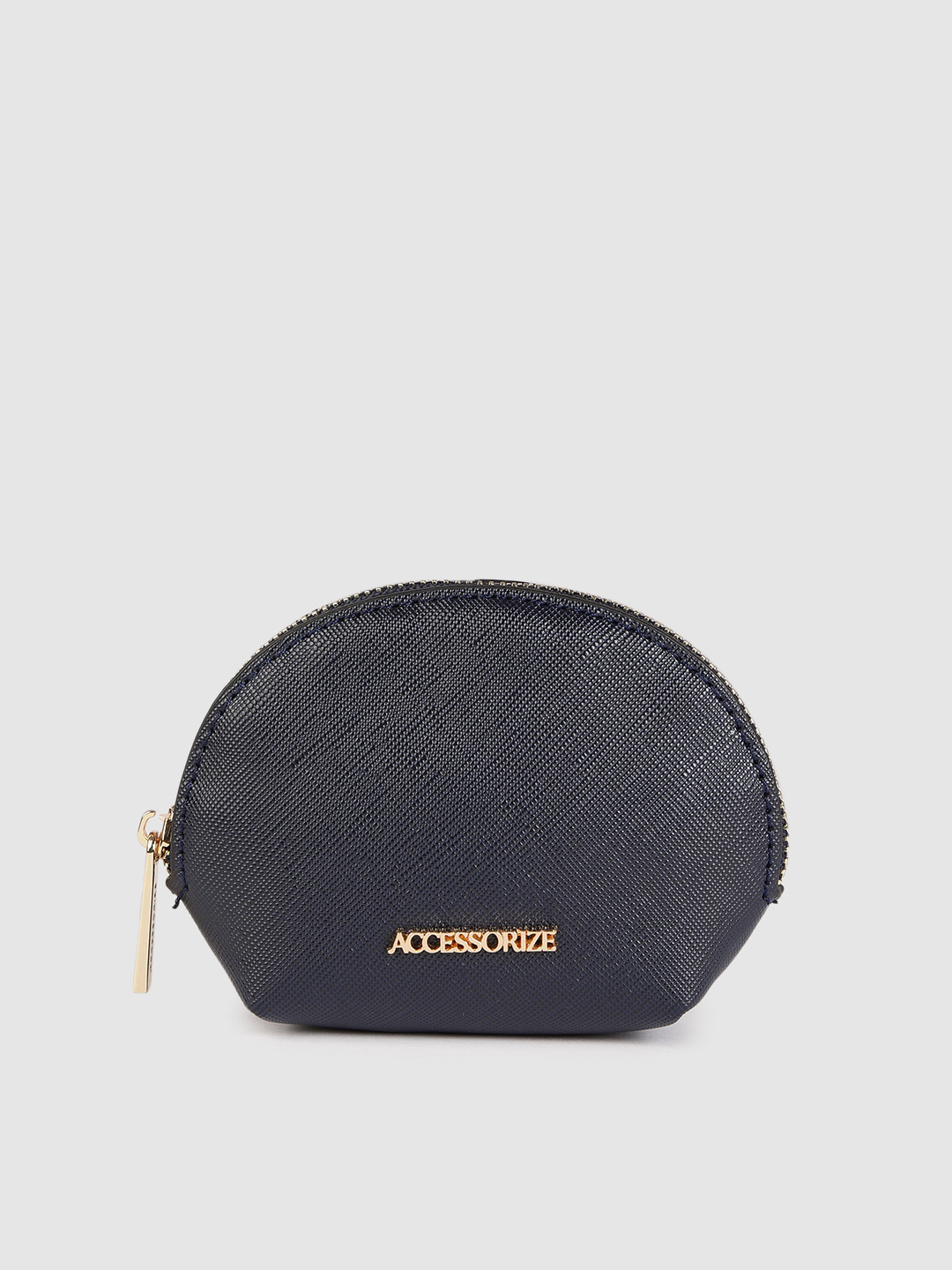 

Accessorize London Women Faux Leather Large Functional Cardholder, Navy blue