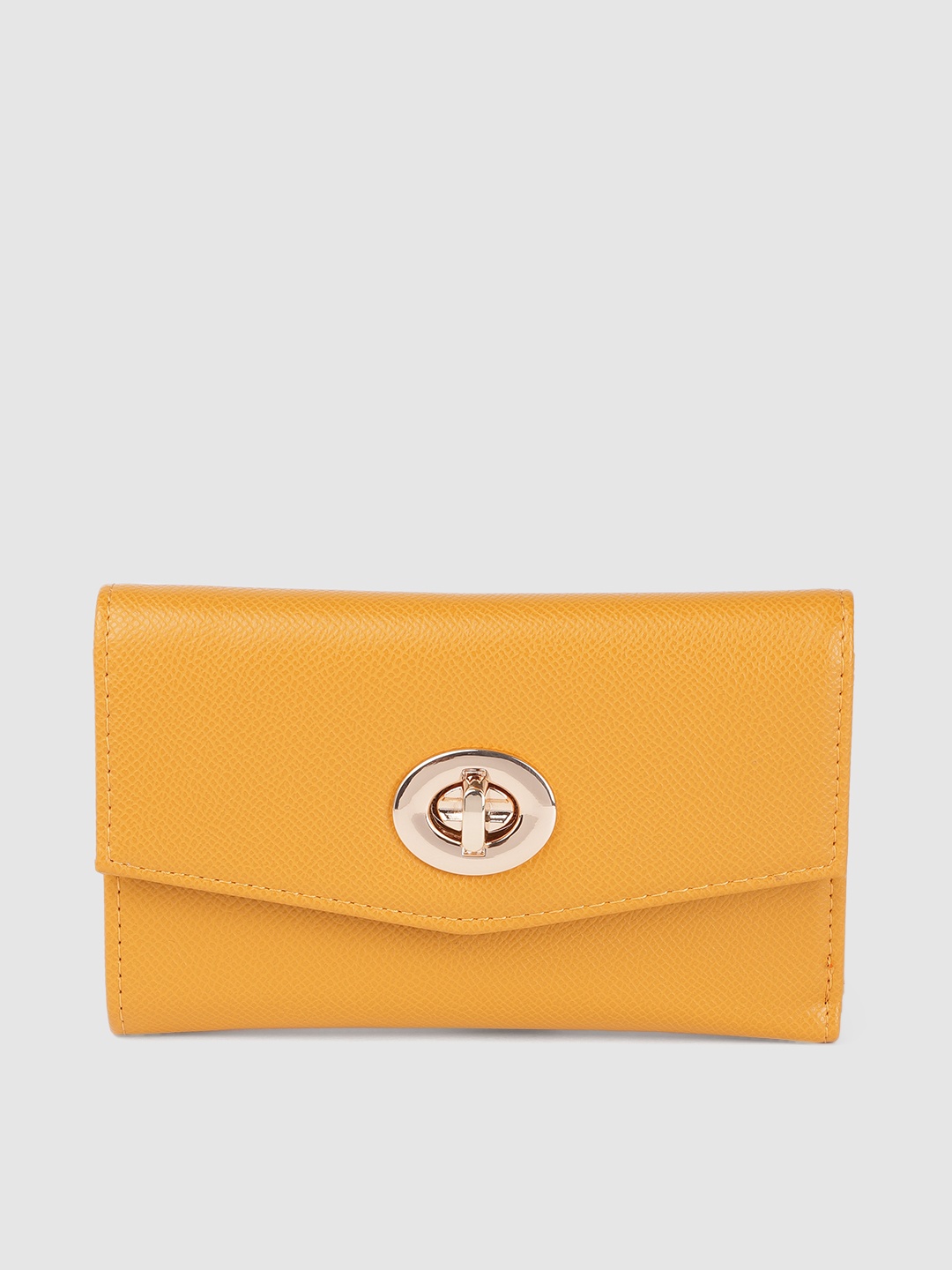 

Accessorize London Women Faux Leather Amy Wallet, Mustard