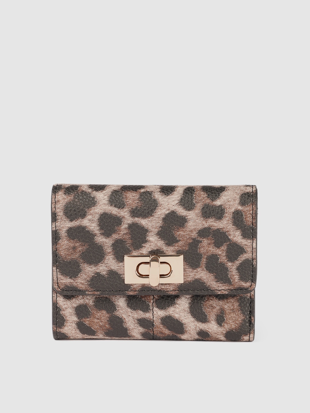 

Accessorize London Women Faux Leather Leopard Sandra Wallet, Brown