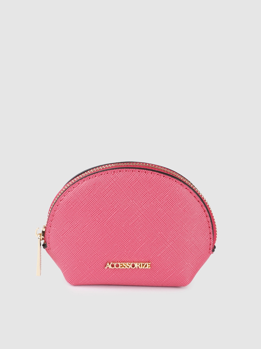 

Accessorize London Women's Faux Leather Pink Mini Coin Purse