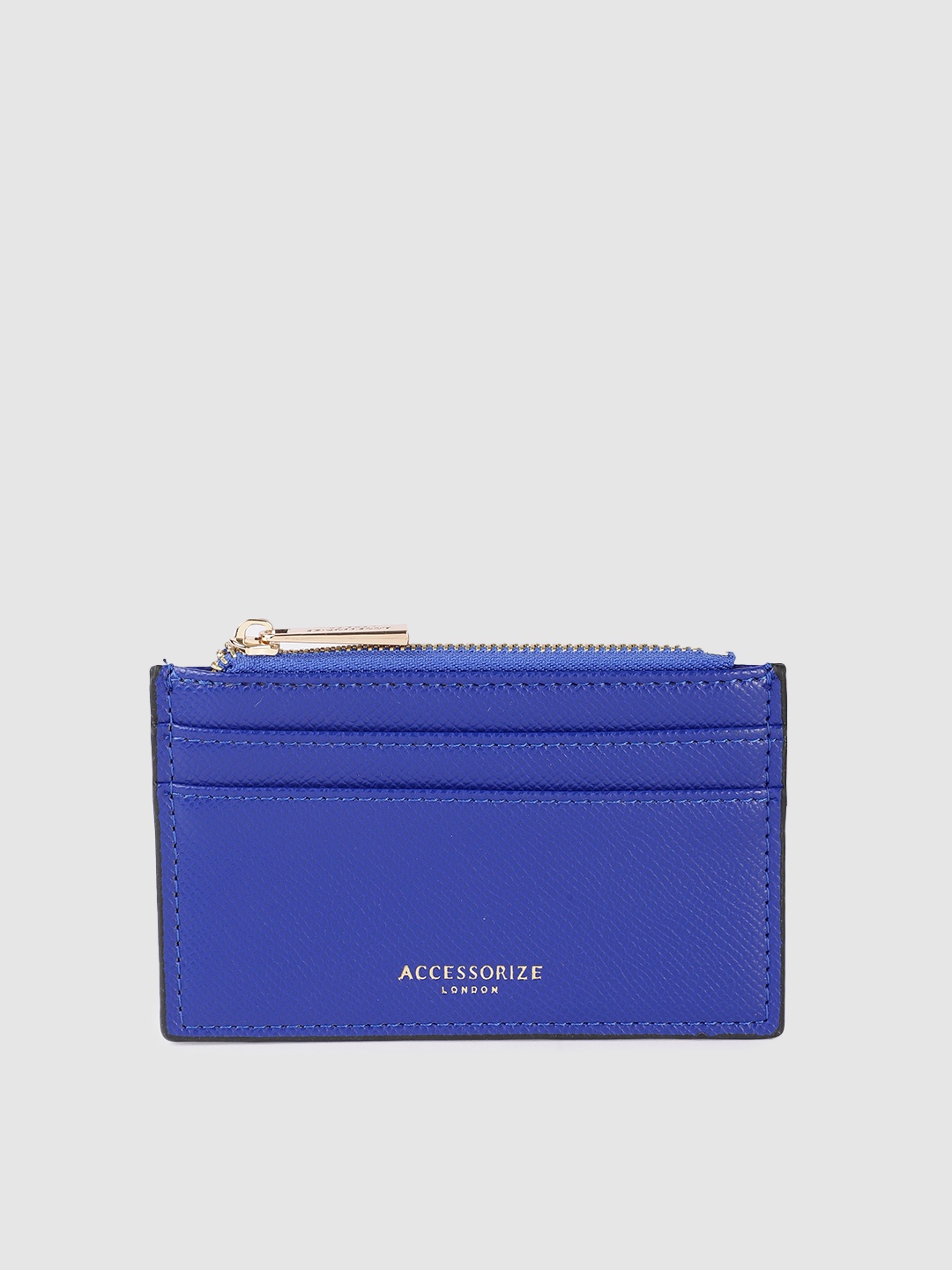 

Accessorize Women Blue Solid Card Holder