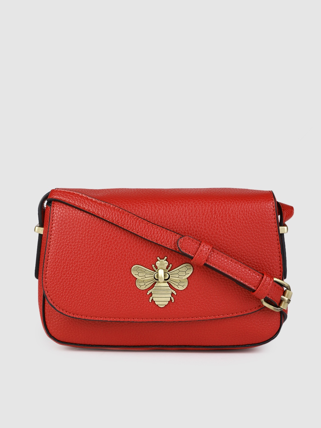 

Accessorize Red Structured Sling Bag