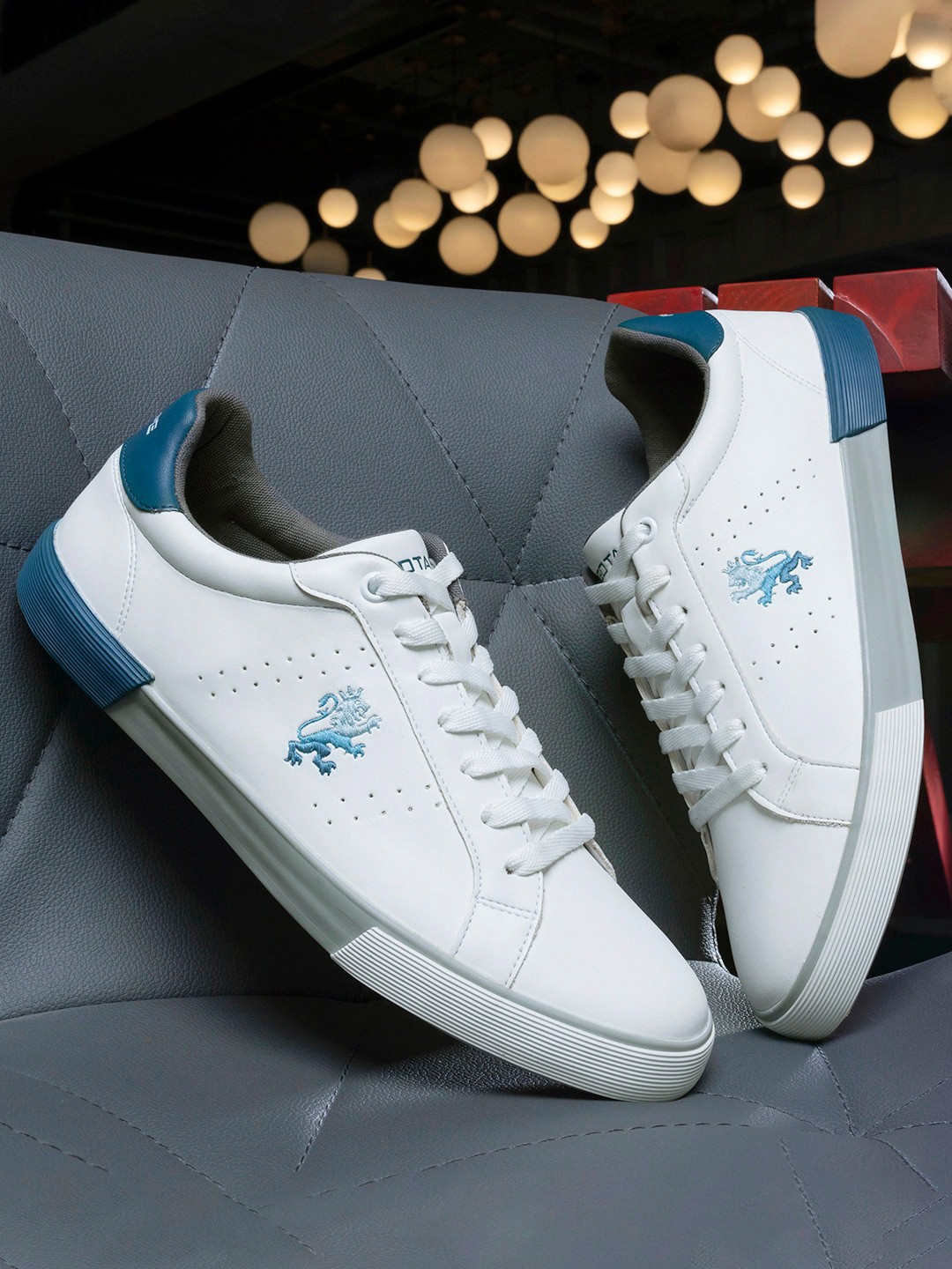 

Red Tape Men Blue Perforations Sneakers