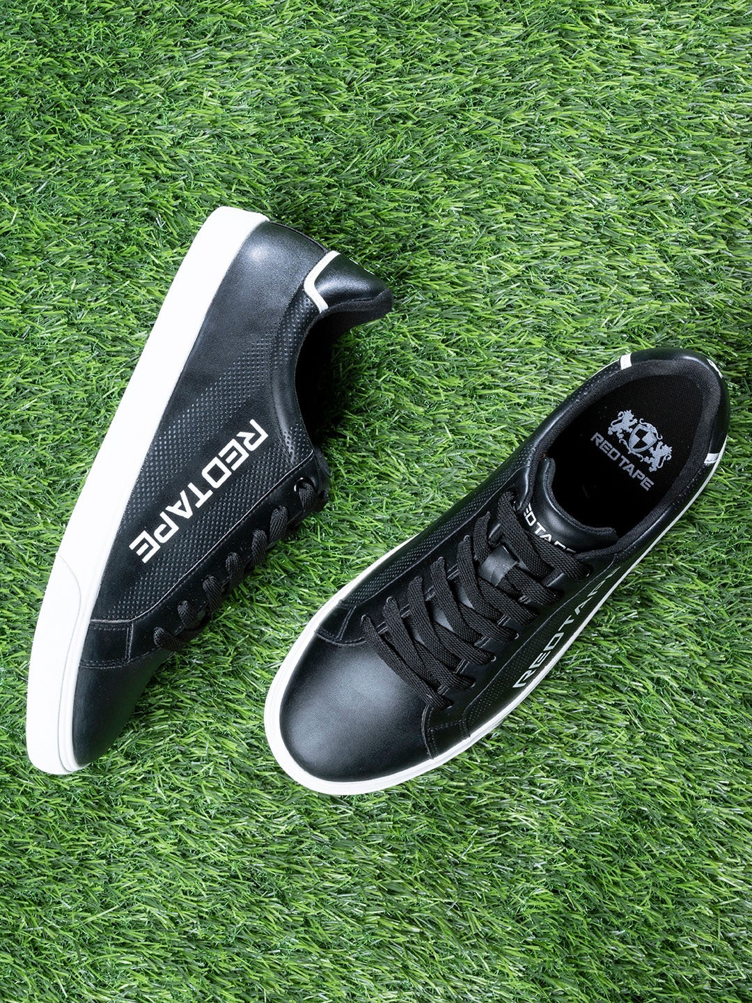 

Red Tape Men Black Sneakers
