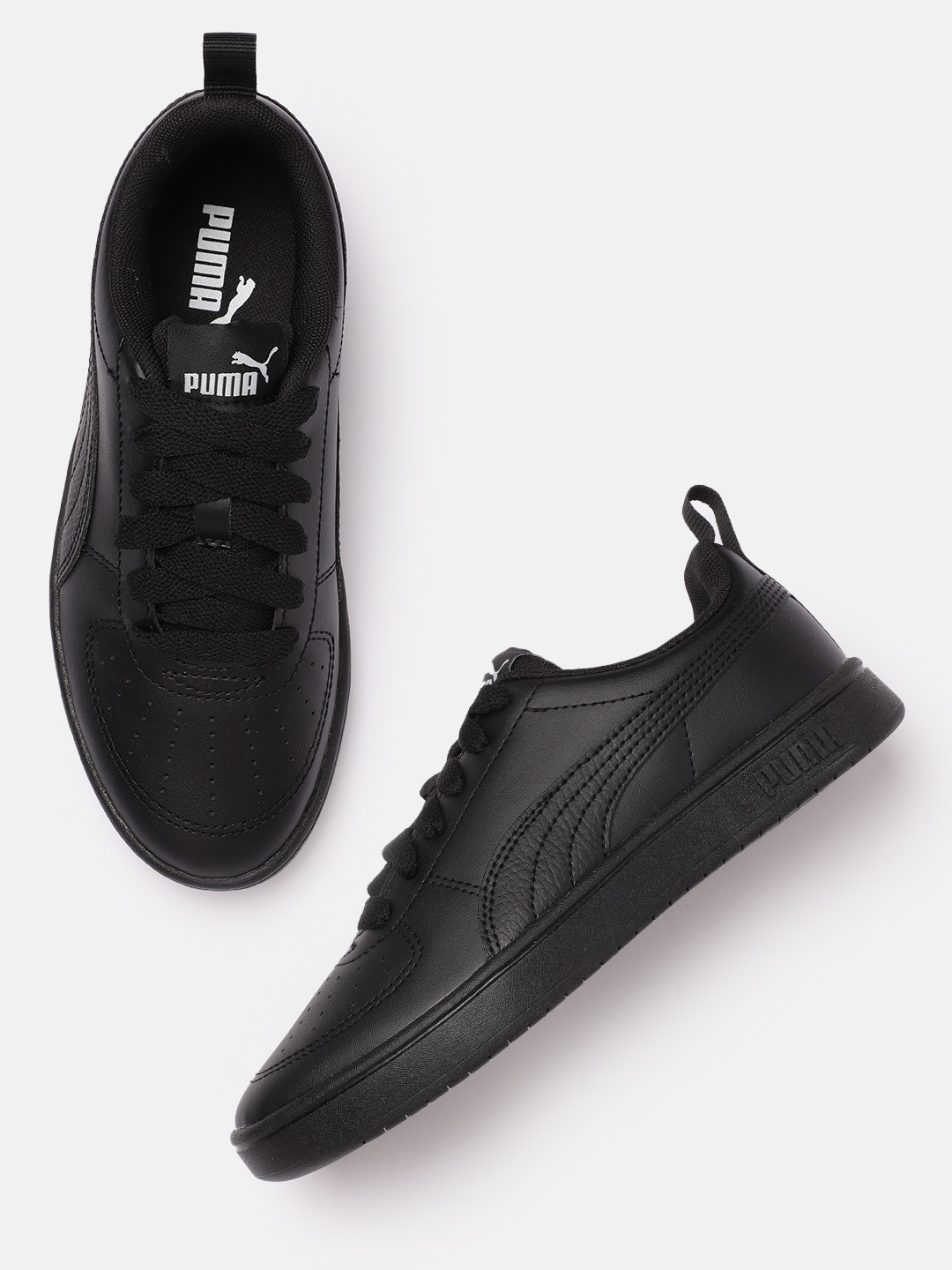 

Puma Unisex Kids Black Rickie Youth Sneakers