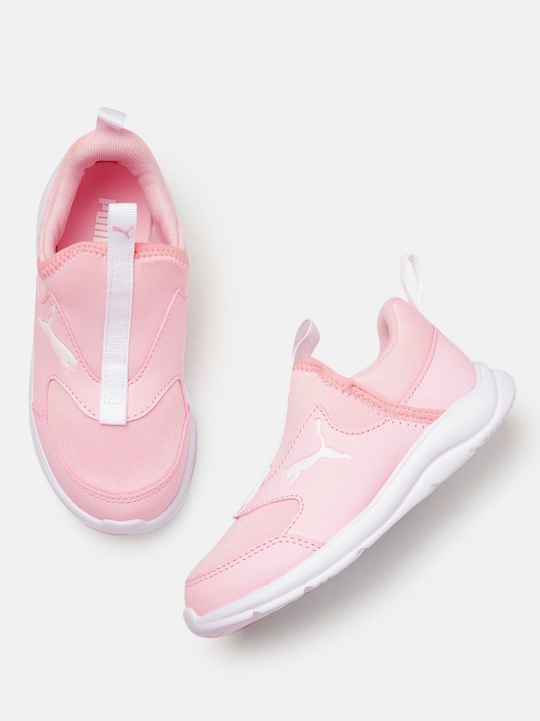 

Puma Kids Slip-On Sneakers, Pink