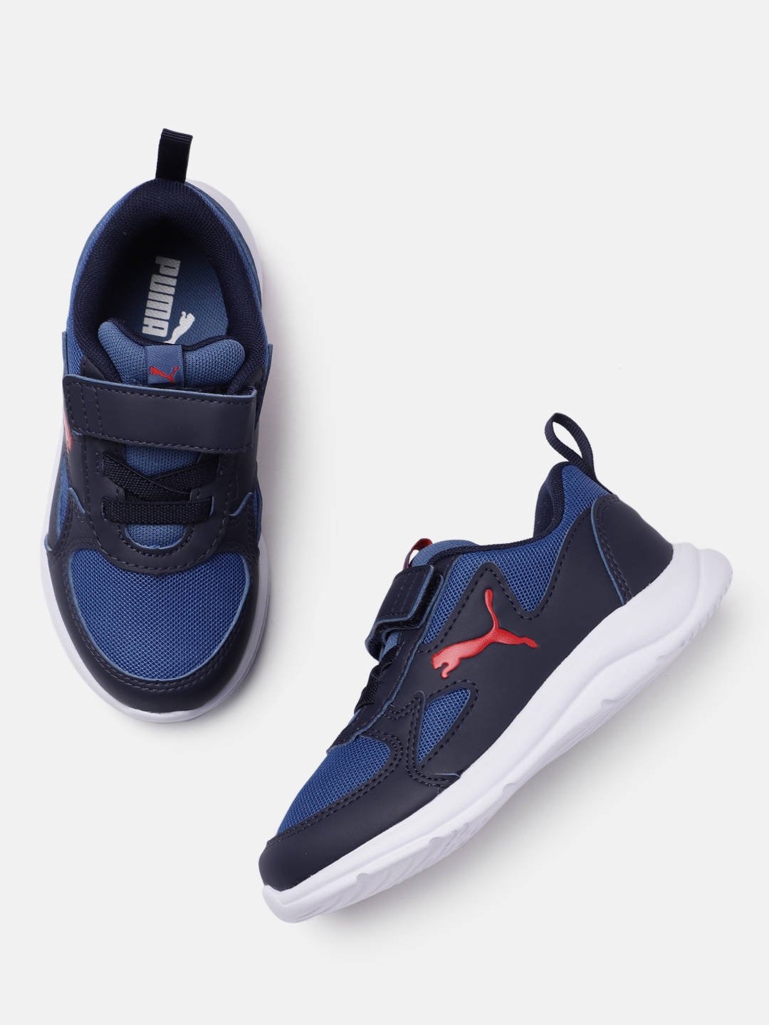 

Puma Unisex Kids Blue Fun Racer Running Shoes